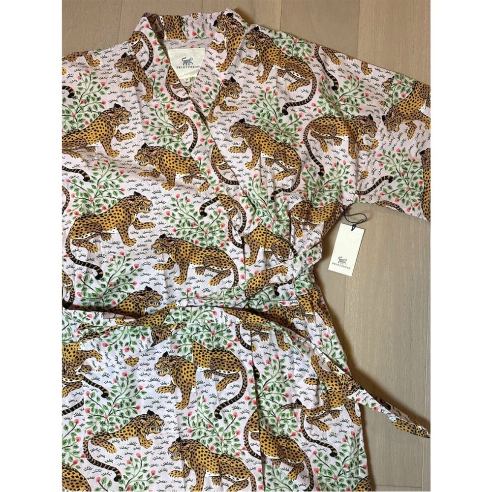 Print Fresh Bagheera leopard cheetah blush pink S NWT - Picture 7 of 7